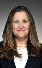 Photo - Hon. Chrystia Freeland - Click to open the Member of Parliament profile